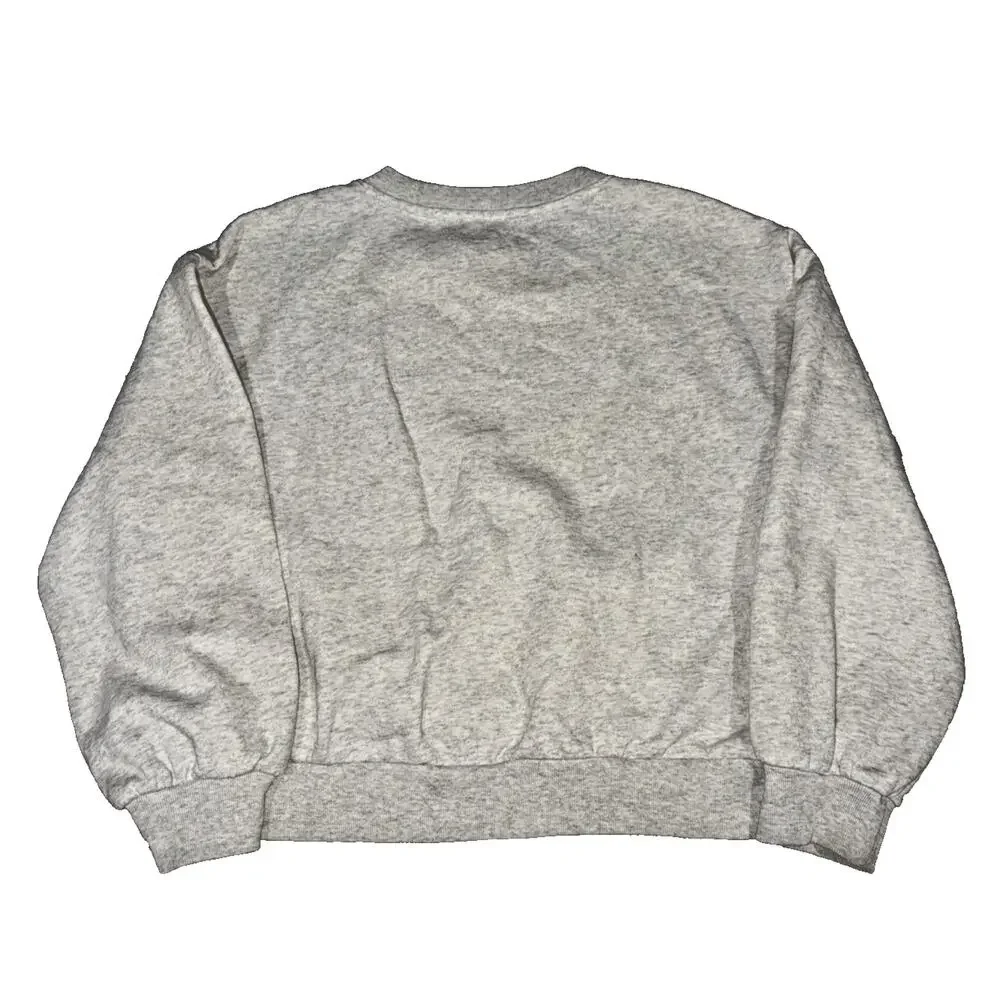 Gap Kids XL 12 Gray Butterfly Sequin Sweatshirt Girls Embellished Pullover